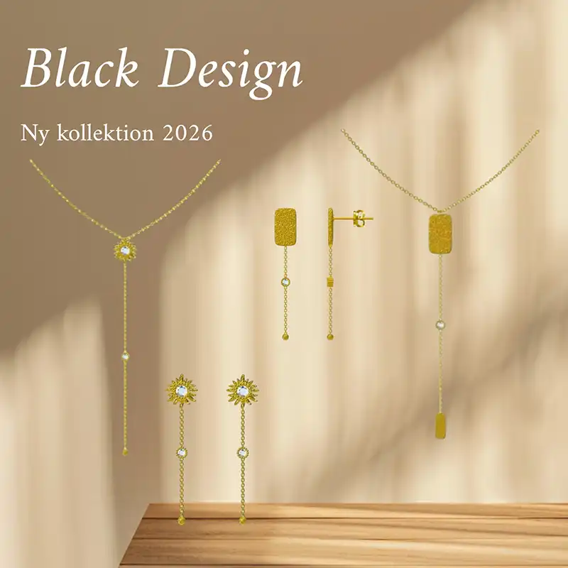 Smykker i guld fra ny kollektion